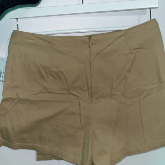 Tan or brown Skirt with short, comfortable, cute fresh and clean fabric - Picture 7 of 11